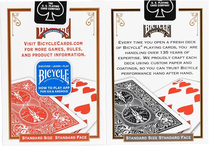 Bicycle Rider Back Playing Cards, Standard Index, Premium Poker Cards - Image 3