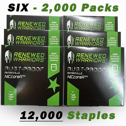 NiCcoreA Rustproof Staples T50 Outperforms Stainless Steel Staples 1/2 Marine; - Image 2