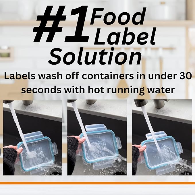 2x1 Dissolvable Food Labels, 250 Label Stickers, Bottle Labels - Image 7