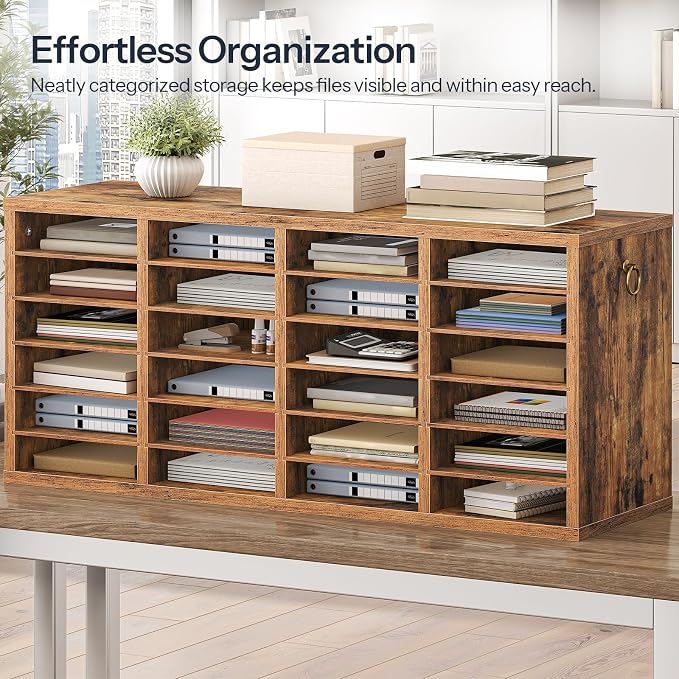 HOOBRO Literature Organizers, 24 Compartments Office Mailbox - Image 2