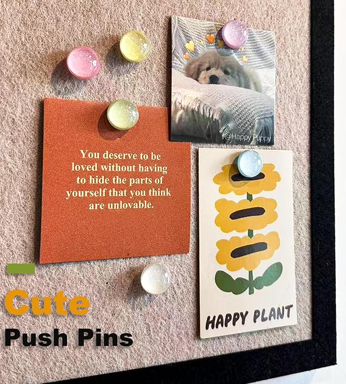Cute Push pins, Decorative Studs, 24 Glittering pins, Suitable - Image 6