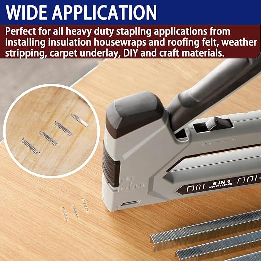 HW HAMWOO 20 Guage 304 Stainless Steel T/50 Staples, 4 Sizes Assorted Size - Image 6