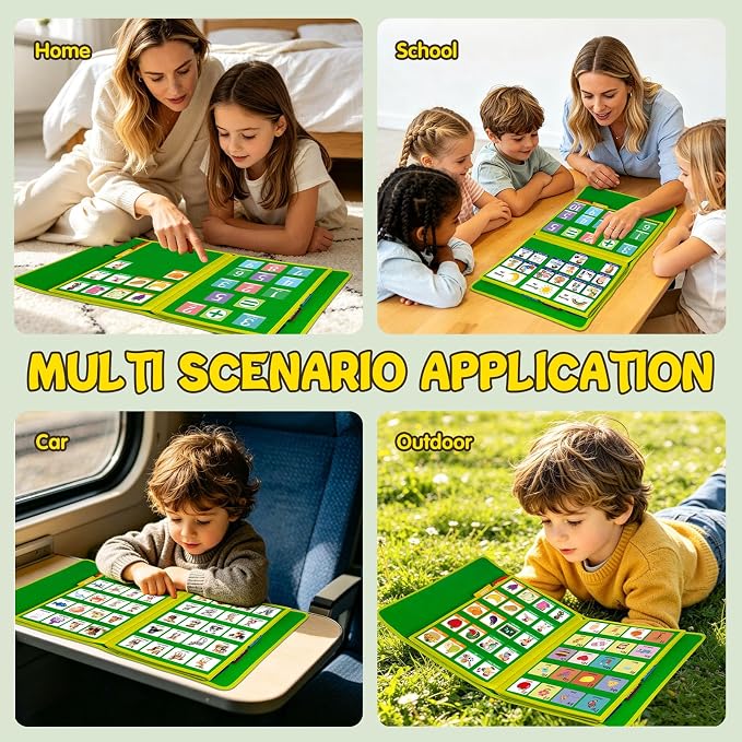Pecs Communication Book for Nonverbal & Autism Kids, Visual Board - Image 7