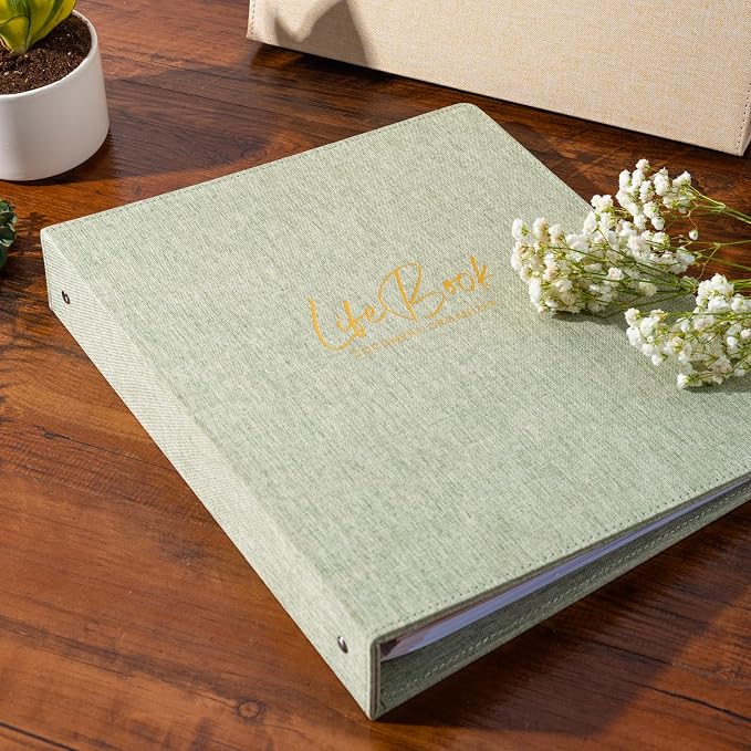 Life Book Document Organizer Folio, End of Life Planner 3 Ring Binder - Image 6