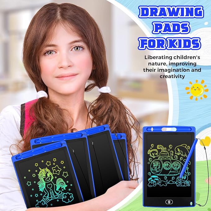 Zonon 4 Pcs LCD Writing Tablet 8.5 Inch Doodle Board Tablet Drawing Gifts LCD - Image 5
