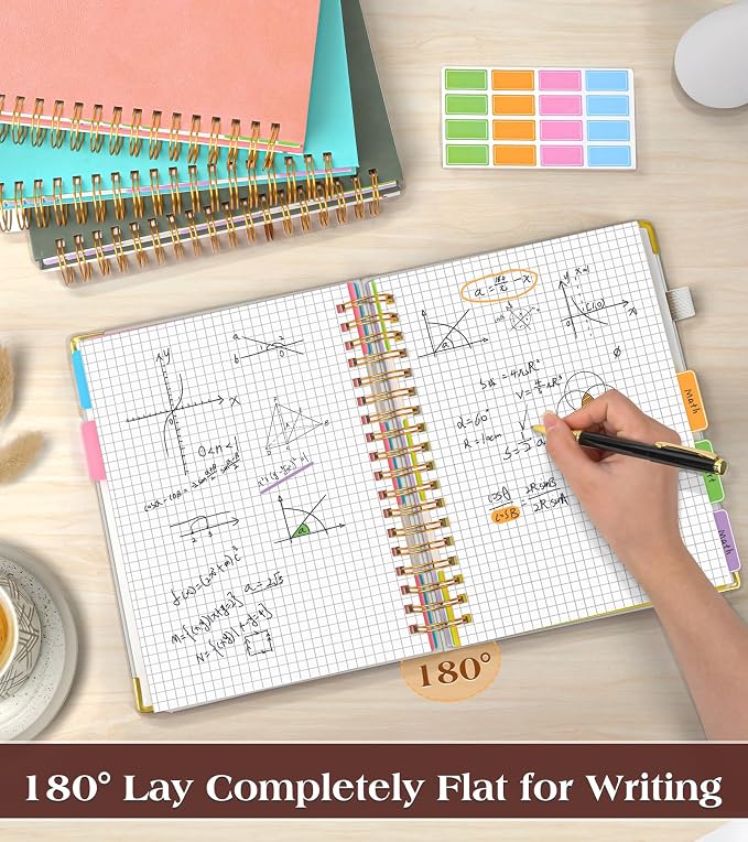 5 Subject Graph Paper Notebook - Image 6
