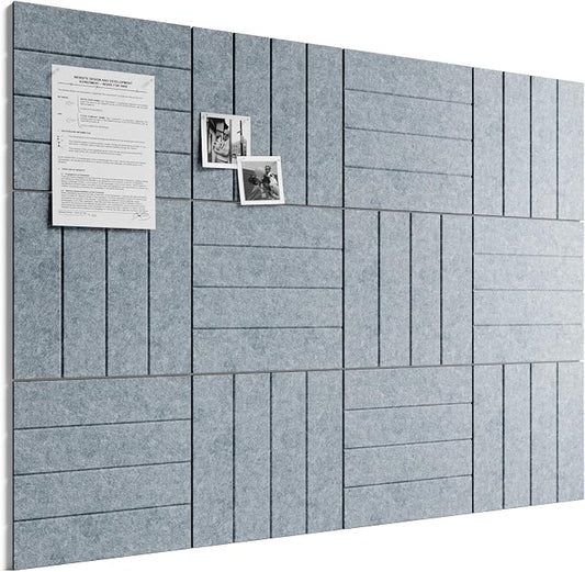 Bumusty Large Cork Board Alternative-48 x 36" Felt Bulletin Board Tiles by BUMUSTY
