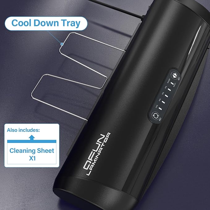 3-10 Mil Commercial Laminator Machine with Laminating Sheets, 4-Roller Jam-Free Thermal Laminator Machine 11x17, Fast Warm-up 13 Inch Laminating Machine, Hot Lamination Machine for Office School Home-DeskLoop Office