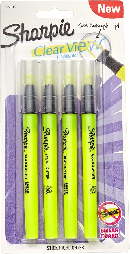 Sharpie Clear View Highlighter Stick by Unknown