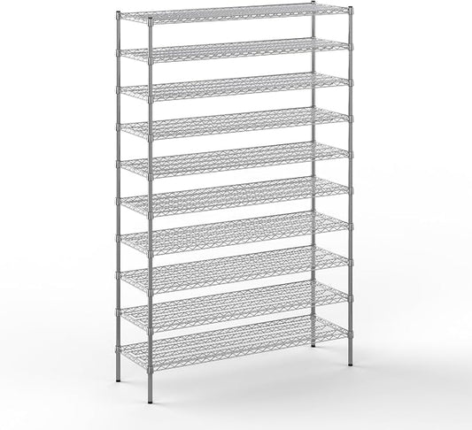Regal Altair 18" Deep x 54" Wide x 86" Height Wire Shelving Kit | 10-Tier | NSF by Regal+Altair