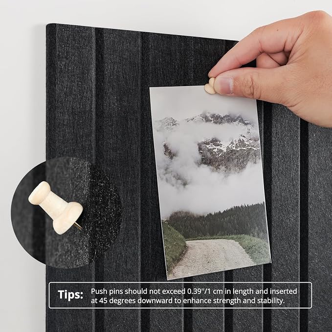 Felt Bulletin Board 36"×24" Cork Board - Image 5