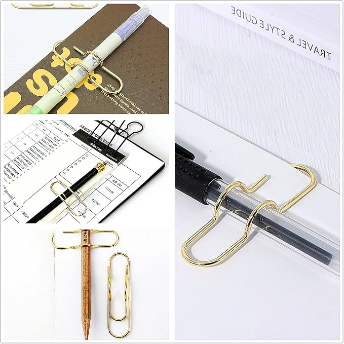 Metal Pen Clips in Gold/Silver/Rose Gold - Image 6