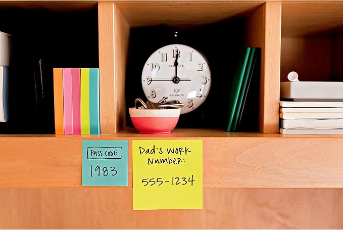 Post-it Super Sticky Notes, 1.88 x 1.88 in, Supernova Neons, 8 Pads | School - Image 12