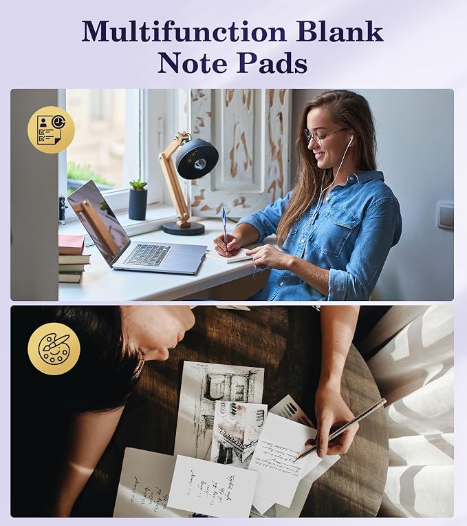 Note Pads 3x5 Small Memo Pads, 12 Pack Server Note Pads, Scratch Pads 3x5 - Image 5