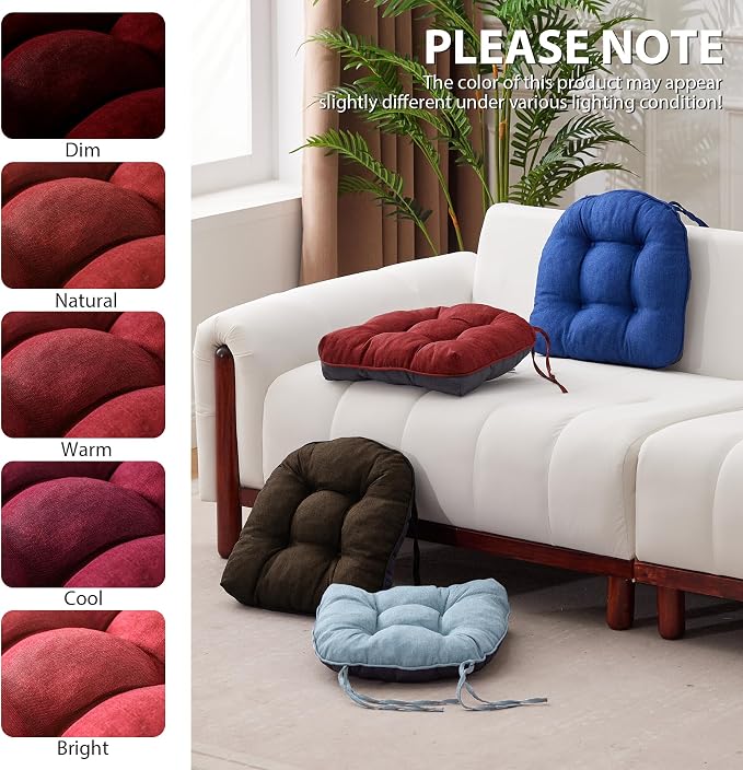 IASEAHK Chair Cushions for Dining Chairs, Seat Cushions for Kitchen Chairs - Image 7