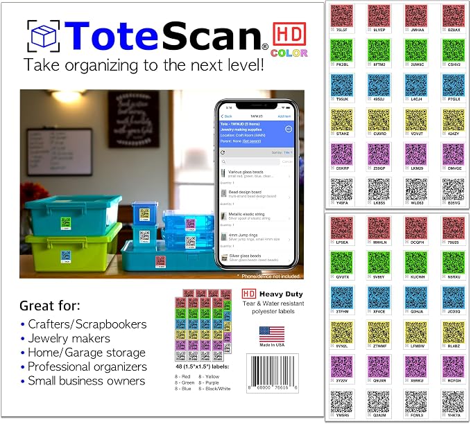 ToteScan HD Color Intelligent Smart QR Codes by ToteScan