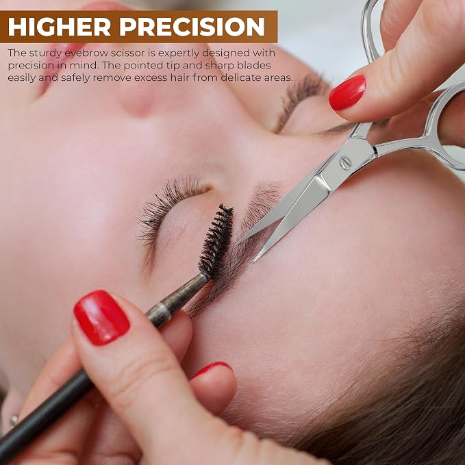 Utopia Care Eyebrow Scissors, Professional Stainless Steel Small Shears - Image 6