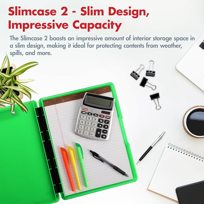 Dexas Slimcase 2 Plastic Clipboard - Image 2