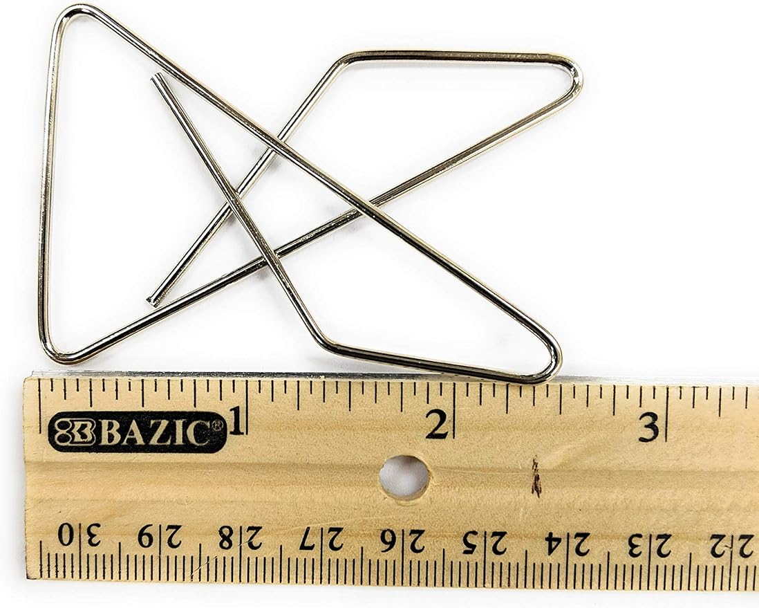 ACCO Ideal Paper Clamp, Smooth Finish, No.1 Size, 12/Box Pack of 2 - Image 3
