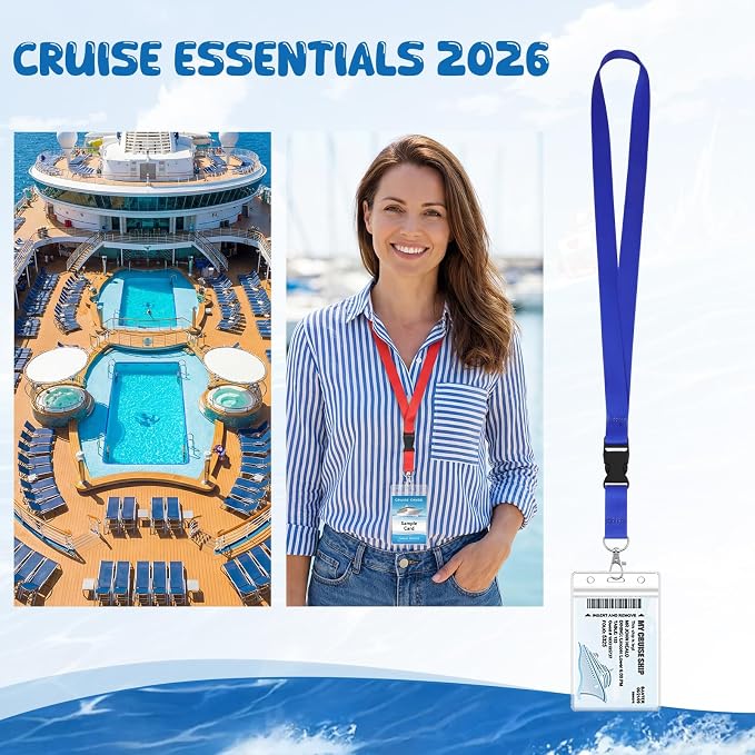 6 Pack Lanyards for Cruise Ship Cards - Image 4
