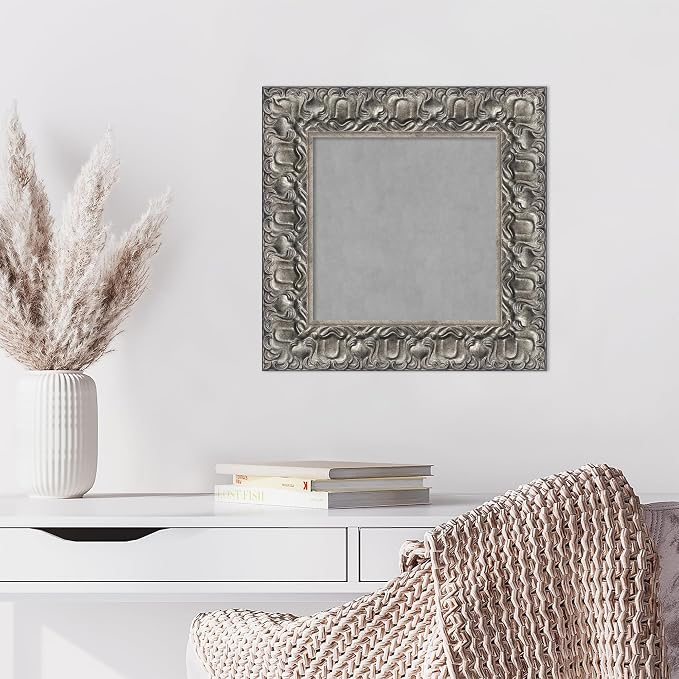 Amanti Art Silver Framed Magnetic Board 18x18 X-Small Vision Board - Image 5