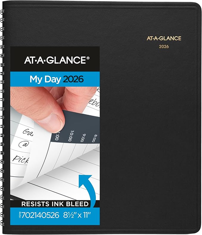 AT-A-GLANCE 2026 Appointment Book Planner, 8-1/2" x 11" by AT-A-GLANCE