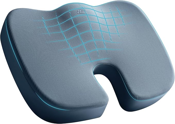 Skechers Memory Foam Seat Cushion, Office Chair Cushion by Unknown