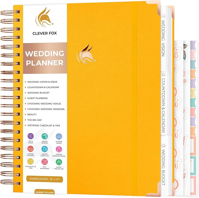 Clever Fox Wedding Planner – Notebook Organizer by CleverFox