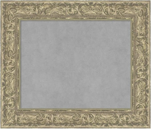 Amanti Art Silver Framed Magnetic Board 23x27 Small Vision Board by AmantiArt