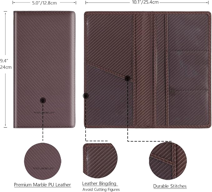 TOURSUIT Car Registration and Insurance Card Holder, Vehicle License Document - Image 4