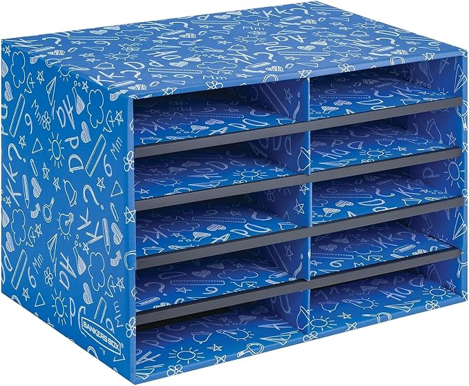 Bankers Box Classroom Collection 10-Compartment Mail Sorters, 19.5" x 12.375" - Image 5