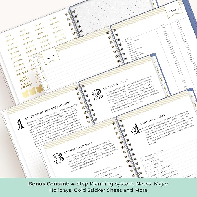 Blue Sky Day Designer 2026-2027 Weekly and Monthly Academic Year Planner - Image 5