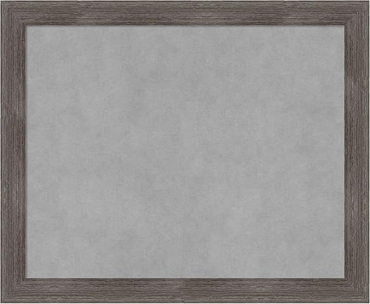 Amanti Art Grey Framed Magnetic Board 19x23 Small Vision Board by AmantiArt