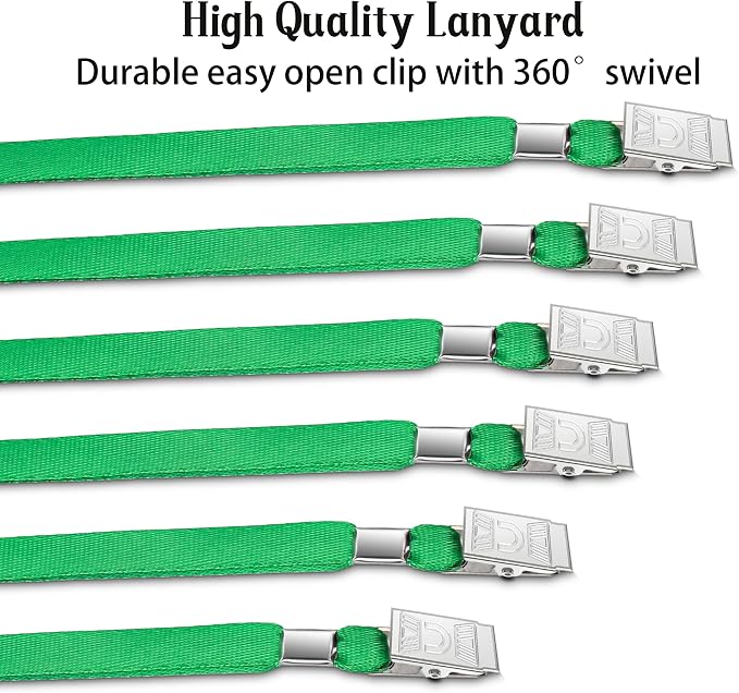 LOCONHA 100 Pack Green lanyards Lanyards - Image 3
