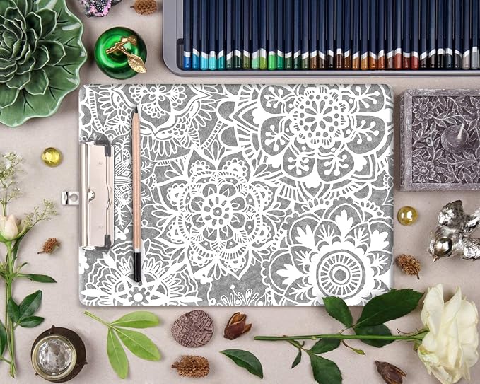 Britimes Clipboard Decorative Office School Hardboard Wood Nursing Clip Board - Image 6