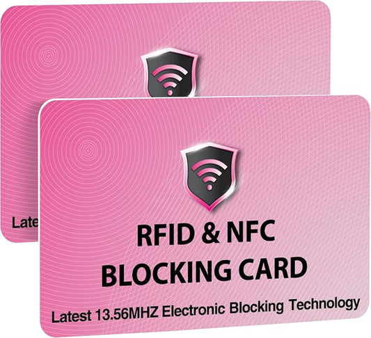 SaiTech IT 2 PK RFID Blocking Cards Protect Your Entire Wallet, and Cards from by SaiTechIT