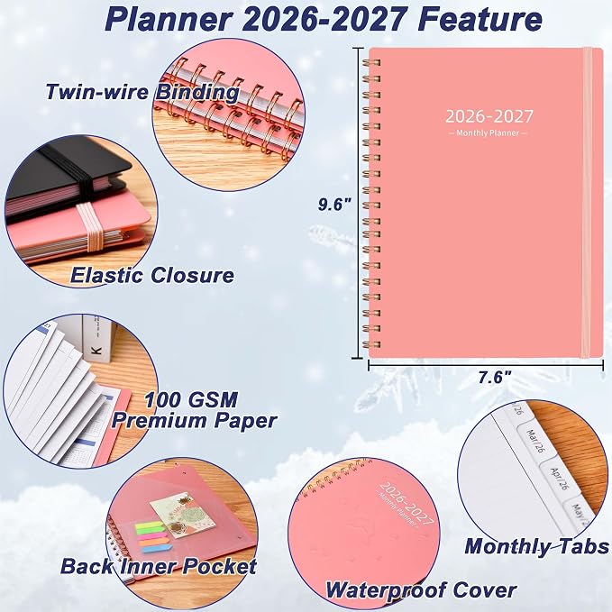 2026-2027 Monthly Planner, 18 Months Agenda Planner from Jul 2026-Dec 2027 - Image 5