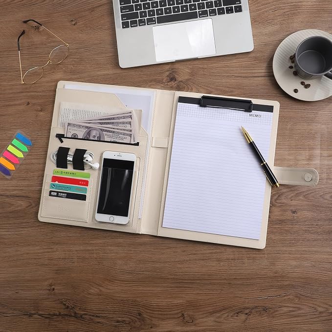 12.8 * 9.6 inch Portfolio Case Business Padfolio, Smart Phone is Usable in - Image 4