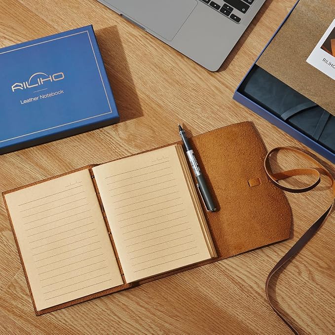 RILIHO Leather Journal Notebook - Image 2