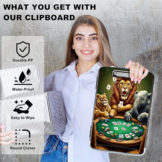 Elephant Lion A4 Clipboard - Image 2