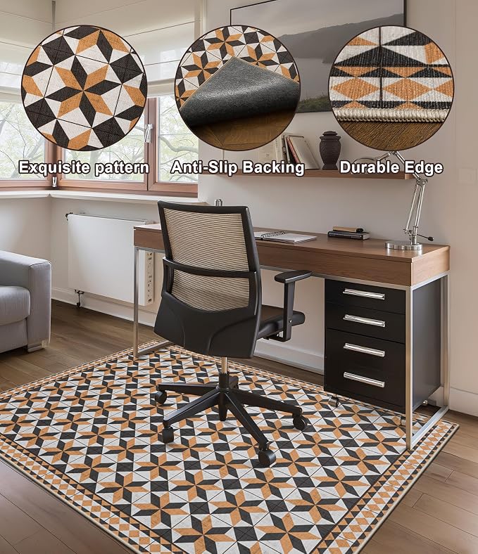 chakme Office Chair Mat for Hardwood Floor, Machine Wash - Image 5