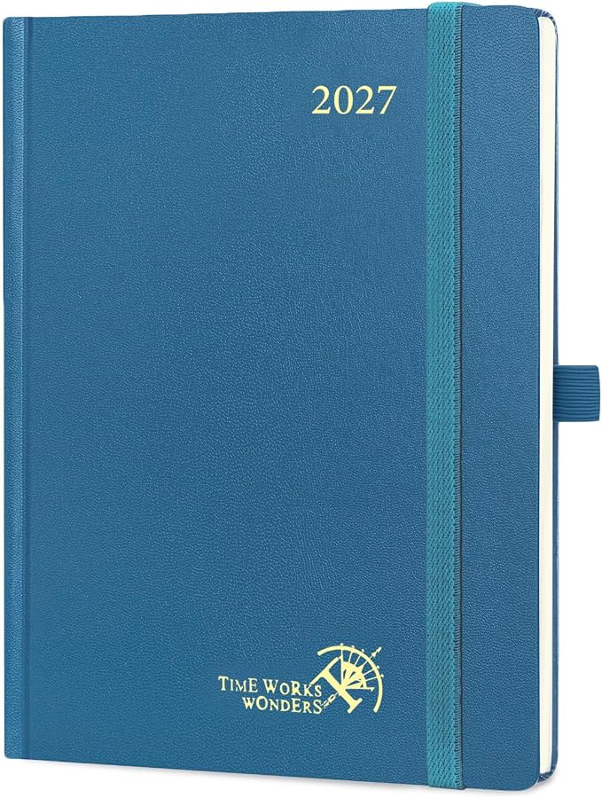 POPRUN 2027 Planner Weekly and Monthly, 6.5" x 8.75" Calendar, Jan 2027- Dec by POPRUN
