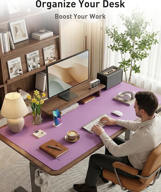 Aothia Faux Leather Desk Mat - Image 3