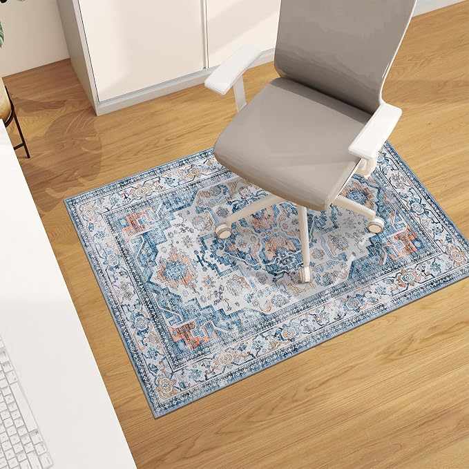 chakme Office Chair Mat for Hardwood Floor, Machine Wash by CHAKME