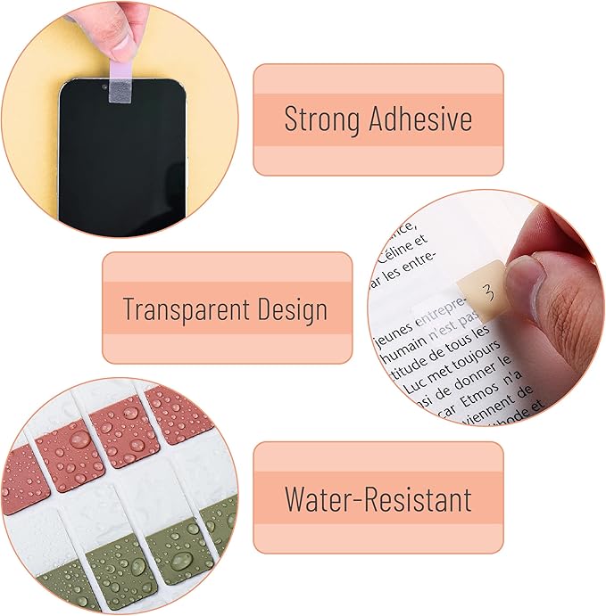 Mr. Pen- Sticky Index Tabs, 480 Pcs, Colorful Sticky Tabs for Notebooks, Page Markers, Page Tabs for Binders, Page Tabs Sticky Tabs for Books, Notebook Tabs, Book Sticky Tabs for Notebooks-DeskLoop Office