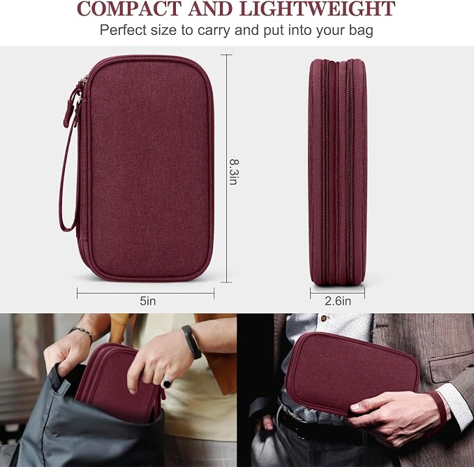 FYY Electronic Organizer, Travel Cable Organizer Bag Pouch Electronic - Image 2