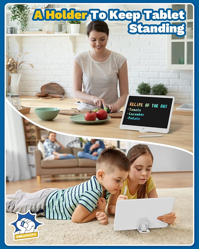 TEKFUN 15" LCD Writing Tablet Whiteboard Style, Large Reusable Writing Pad - Image 4