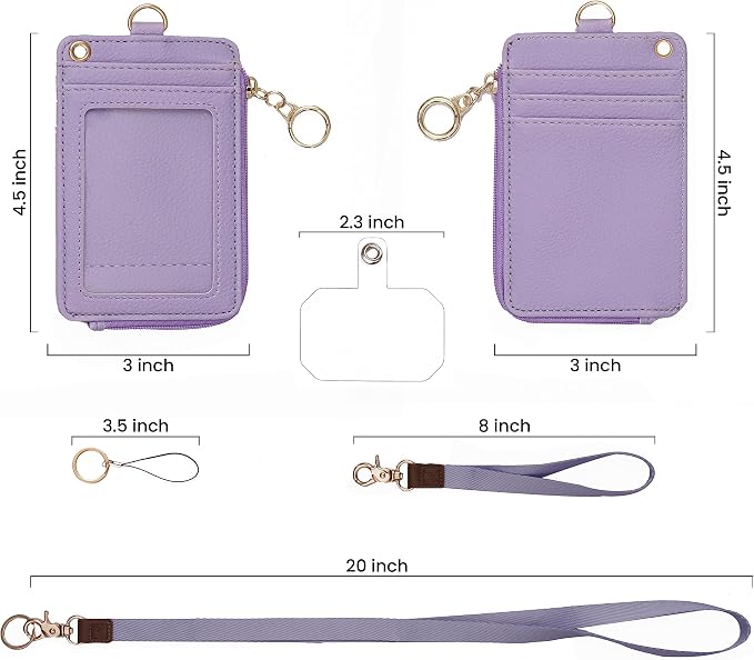 MONDO DESIGNS 2-in-1 ID Badge Holder & Lanyard Wallet - Image 5