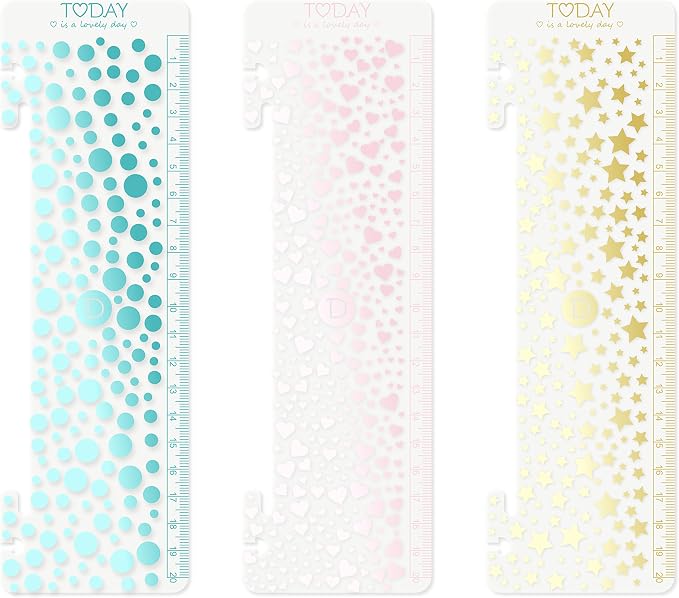 Discagenda Today Marker, Bubbles Hearts Stars by Discagenda