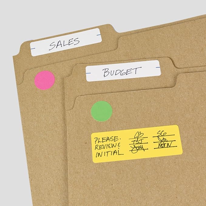 Avery Color-Coding Removable Labels, Non-Printable, 72 Blank Labels Total - Image 2